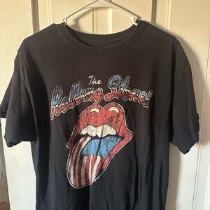 The Rolling Stones Black Graphic Tee